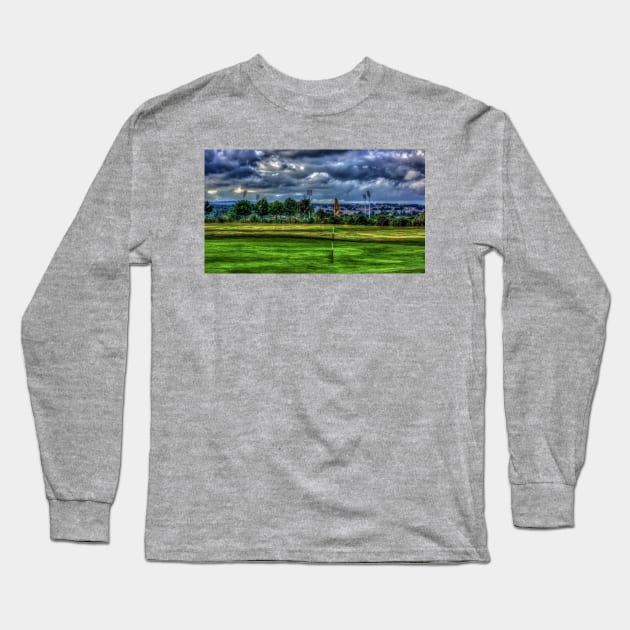 View Across Chester-Le-Street Golf Course Long Sleeve T-Shirt by axp7884